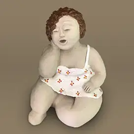 Image d'une pièce. modelage sculpture